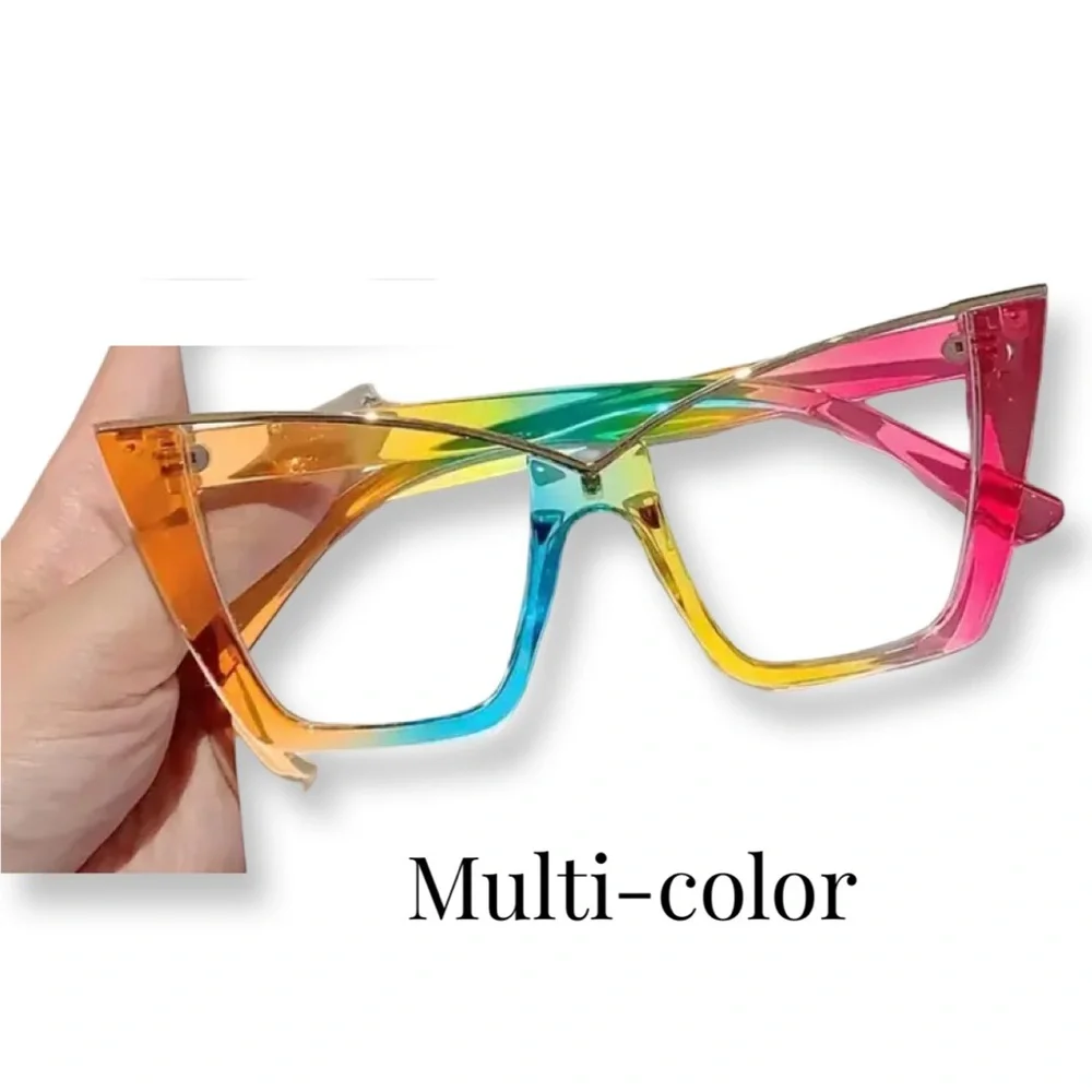 (New in package) Vintage Cat Eye Multicolor Glasses